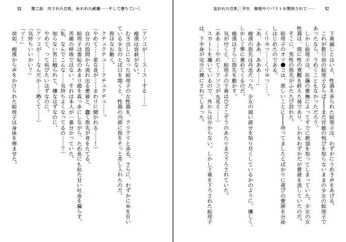 狙われた巨乳少女 無理やりバストを開発されて……