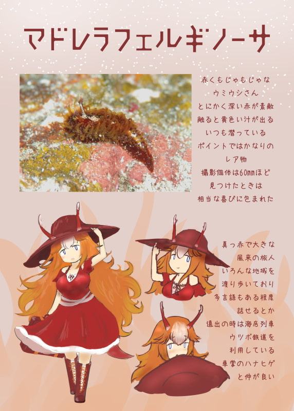 ウミウシ擬人化図鑑3