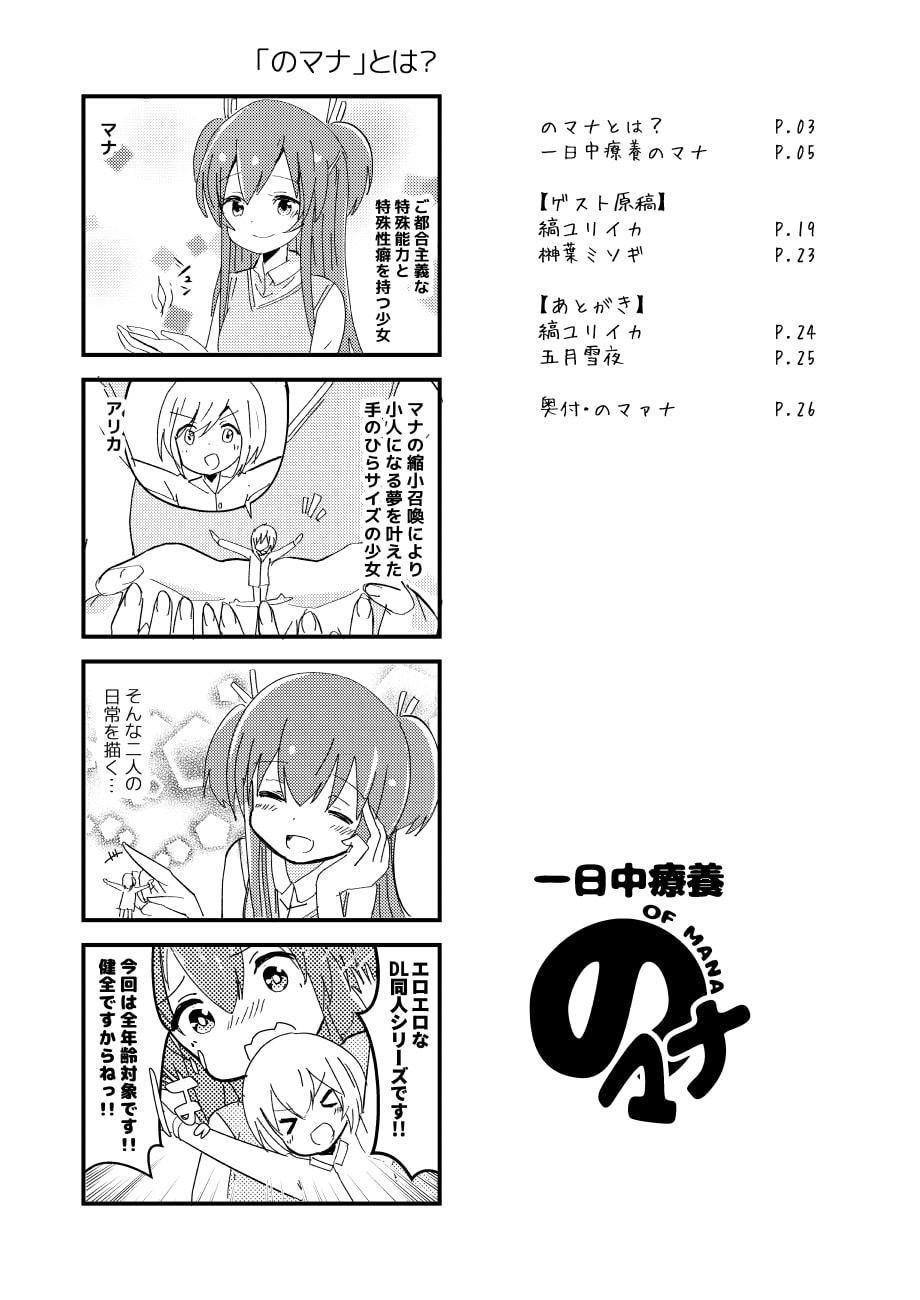 一日中療養のマナ