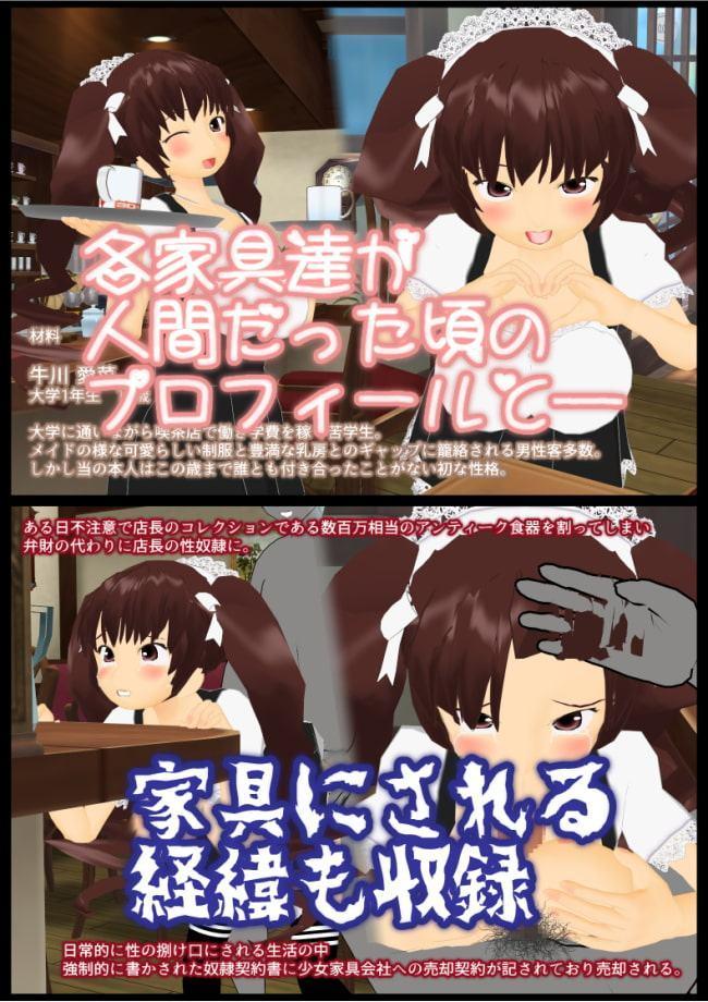 少女家具カタログ ～家具にされた美少女達～