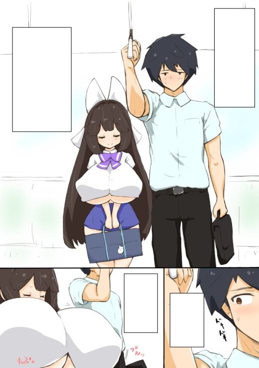 爆乳JKちゃんは痴漢待ち?