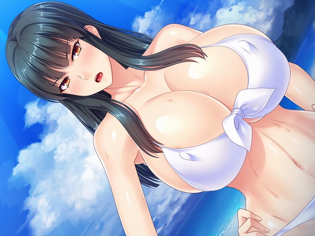 爆乳水着人妻をビーチでデカチンナンパ～生真面目ぶって渋るのにハメるとイキまくるマゾ牝を孕ませオナホに躾ける夏～
