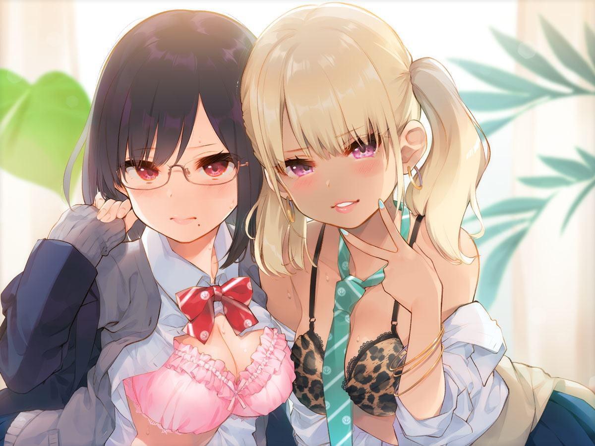 挟まれ絞られ援助交際～白黒JKのザーメン争奪戦、枯れ果てる僕のち〇ぽ～