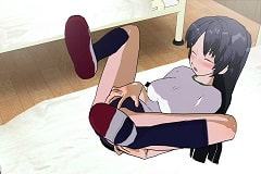 真面目な黒髪ロング委員長と保健室でヤる!