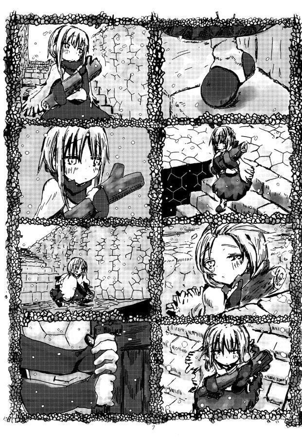 根とガレキの街