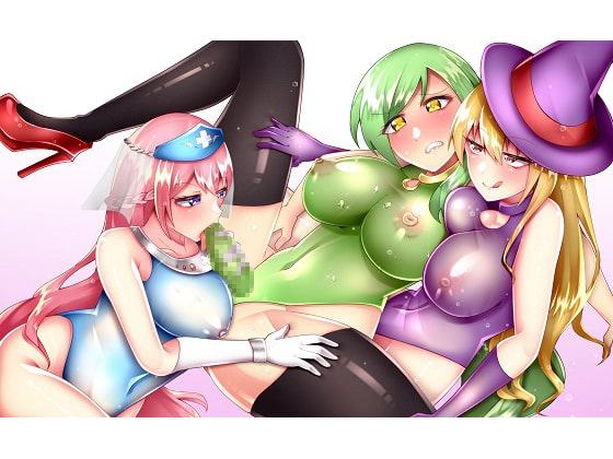 【レズ逆レイプ】エルフの触手レオタード責め