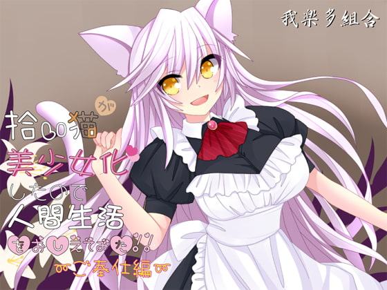 拾い猫が美少女化したので人間生活教えてみた～ご奉仕編～