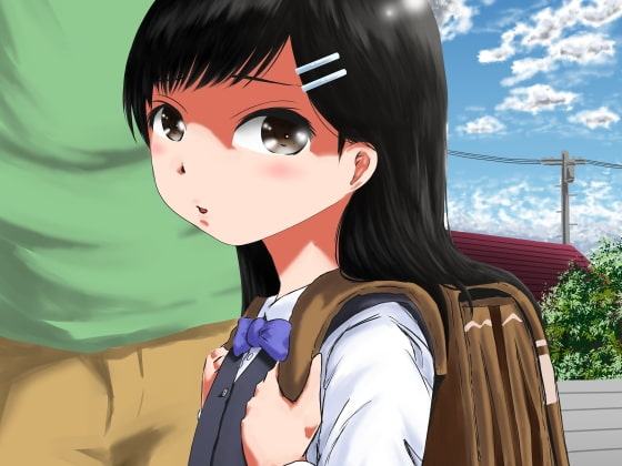 地域の見守りおじさんと真美ちゃん