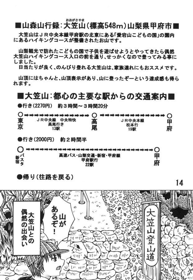 山森山行録 冬の低山さんぽ編