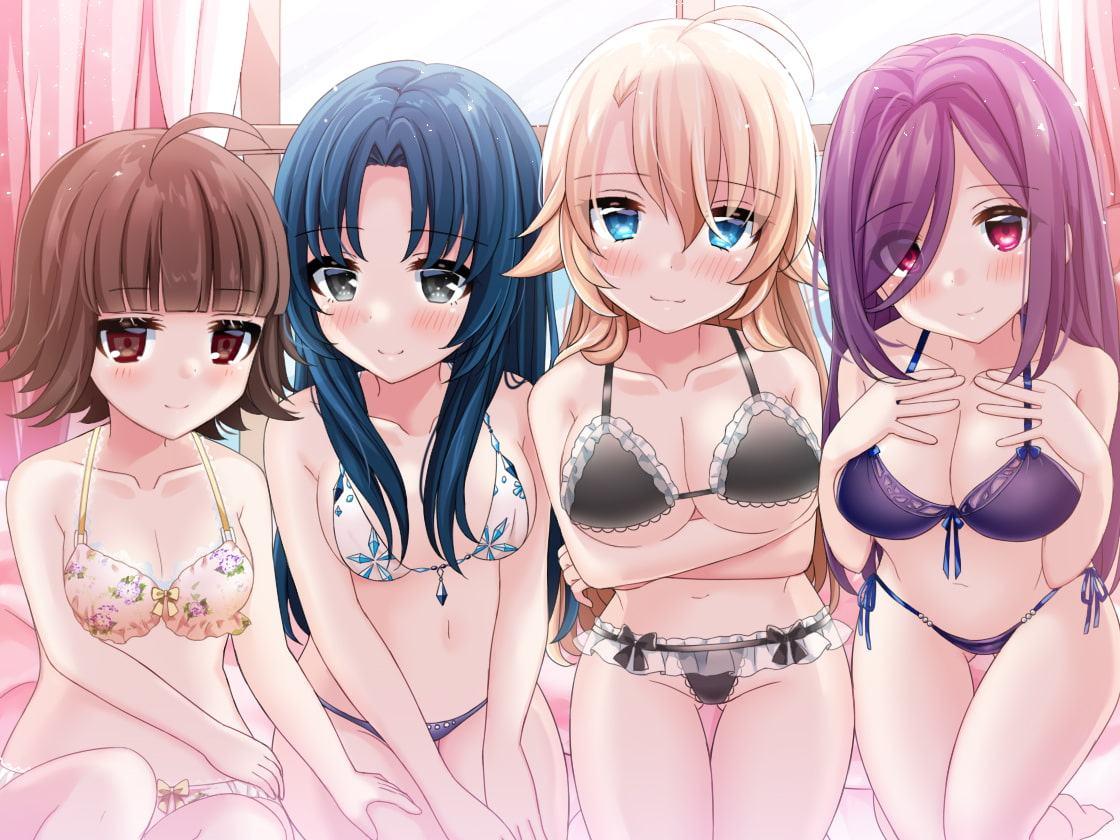 ハーレムオナサポ 4人のメイドにオナサポしてもらえるバイノーラル～冬、静華、シャルロッテ、梢～