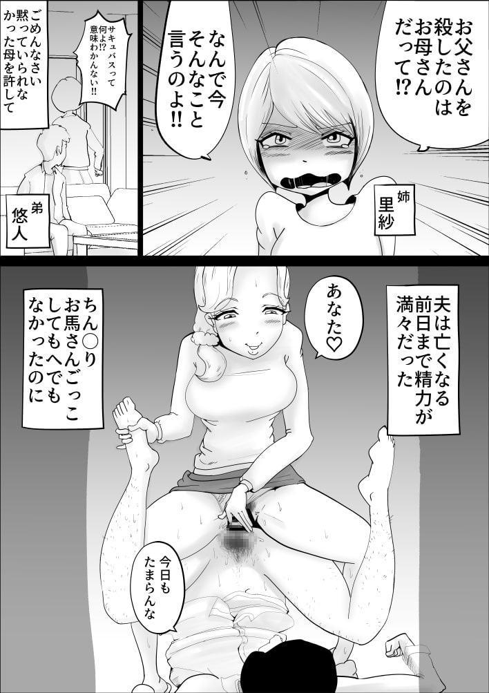 母親サキュバスの息子姦