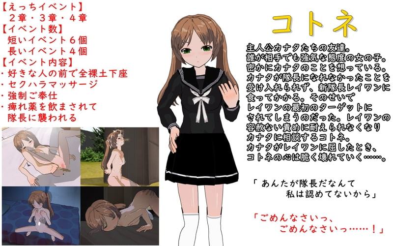 彼女たちがゲスな隊長の言いなりになるSRPG