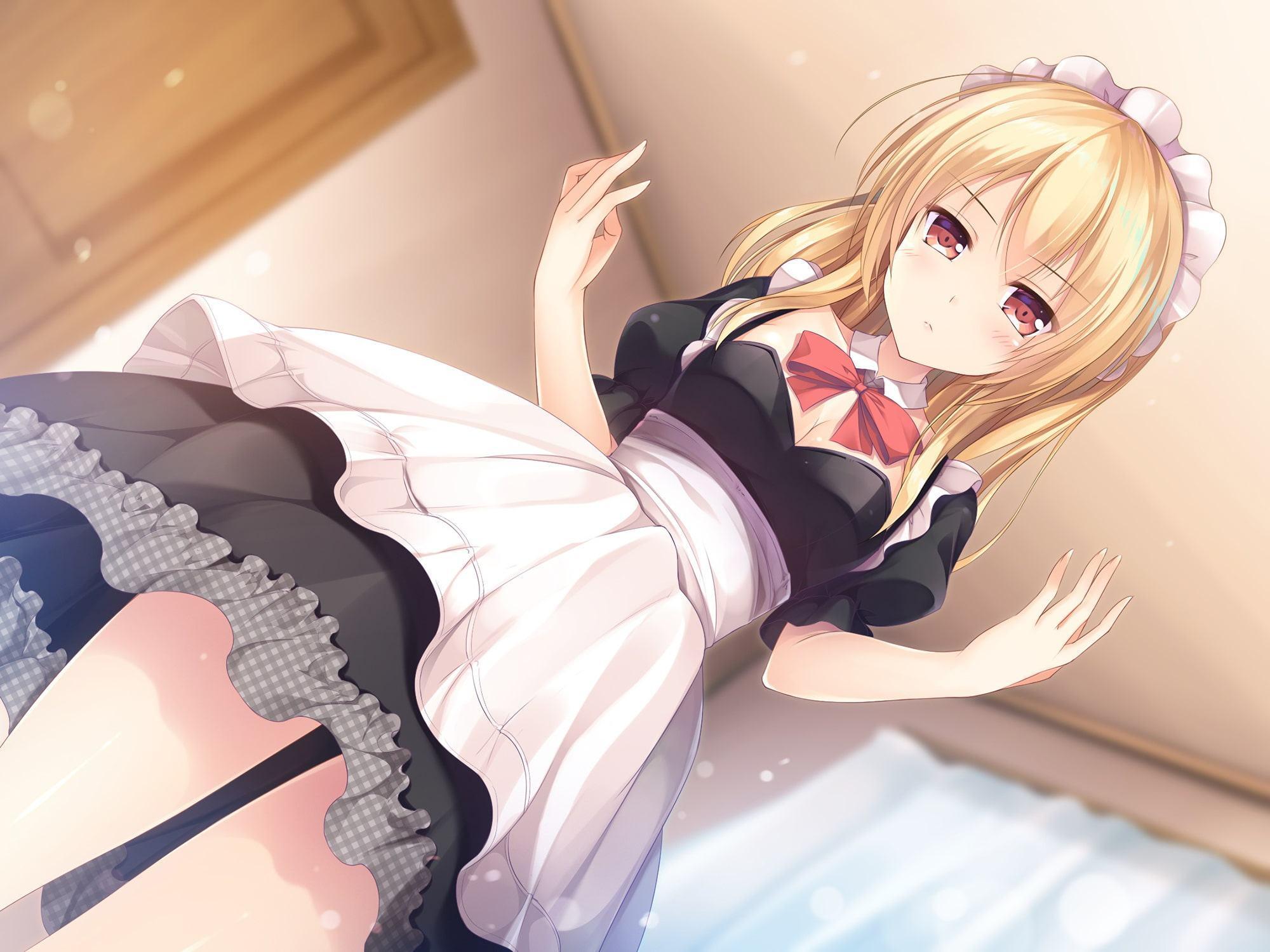 年下メイドのアナルマッサージ