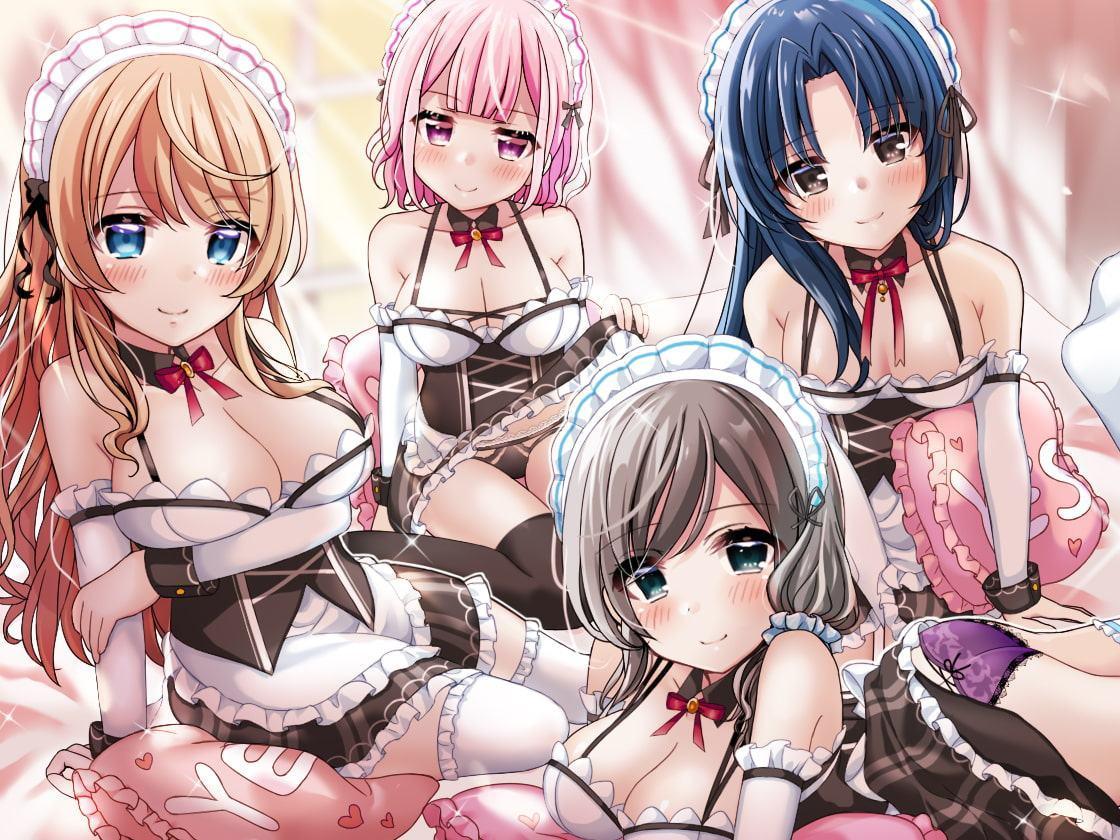 お屋敷メイドのハーレム淫語ヘヴン 気が済むまで耳舐め淫語を堪能できるバイノーラルオナサポ音声