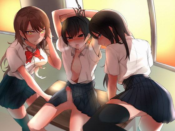 【強制メスイキ女体化調教】連続射精と男の潮噴き、前立腺責め地獄に悶える禁断の性感開発。サディスト女子美術部員の餌食にされ、女装娘姿で体を玩具にされる新入生