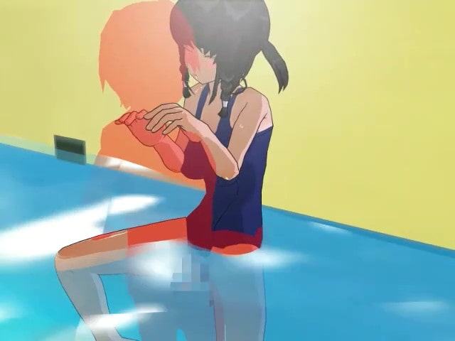 水泳部員と先生のハメ撮りムービー～プールサイド