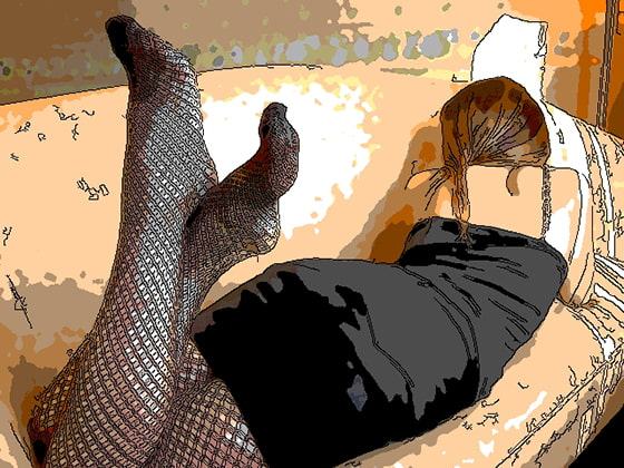 ホテルに入るなりアイマスクと手枷をして拘束しソファにM字開脚で座らせた若奥さんをたっぷりイジめてドMに目覚めさせる