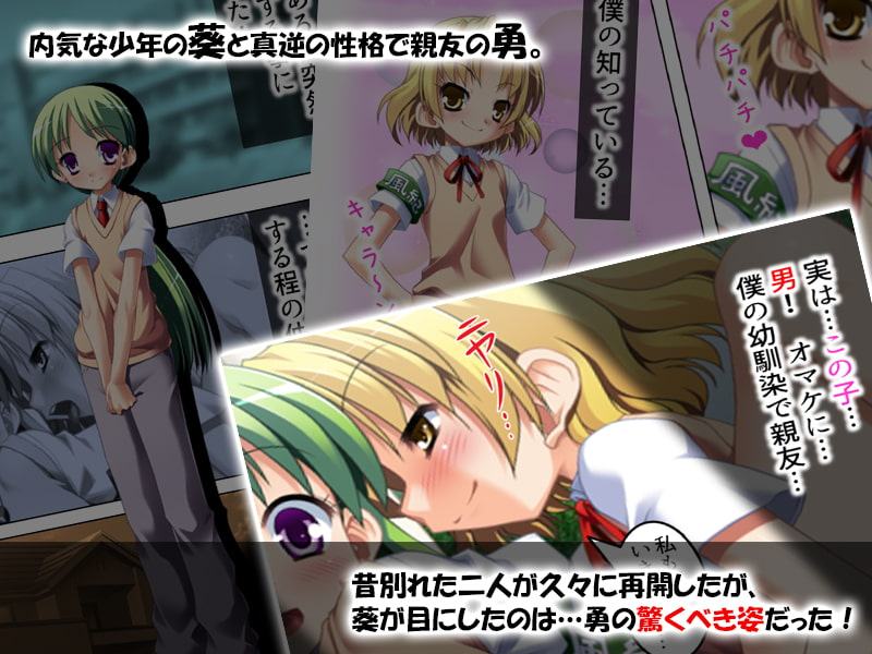 幼馴染は男の娘。最初は痛かったけど…