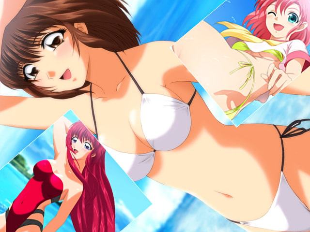 ハーレム!? 女子高生水着CG集総集編 サマーパラダイス