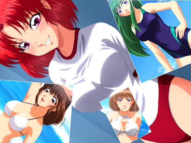 ハーレム!? 女子高生水着CG集総集編 サマーパラダイス