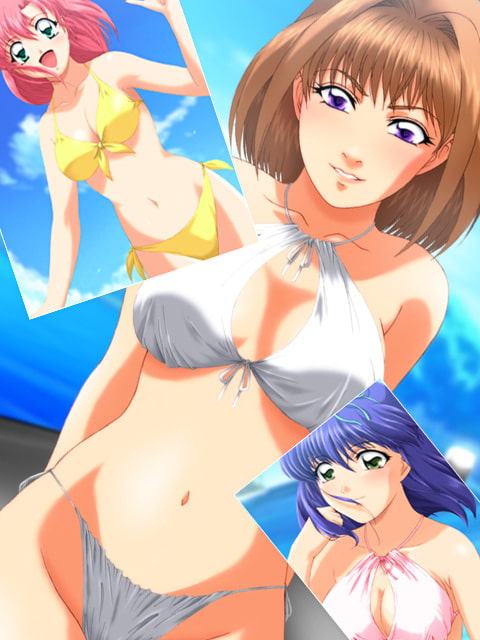 ハーレム!? 女子高生水着CG集総集編 サマーパラダイス