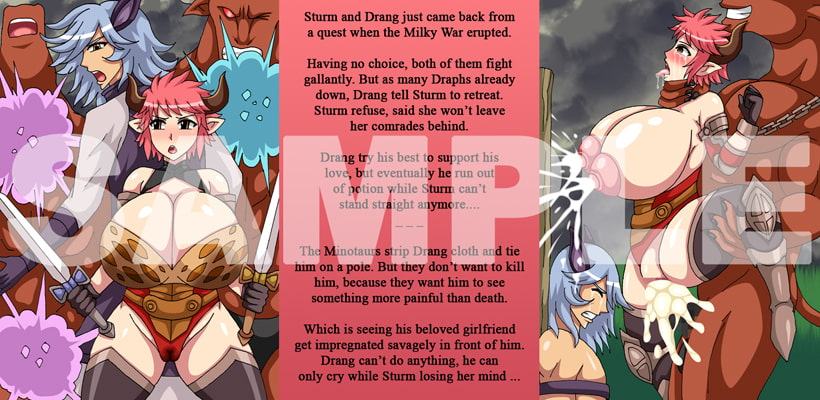 Busty and the Beast W - HORN(Y) WAR