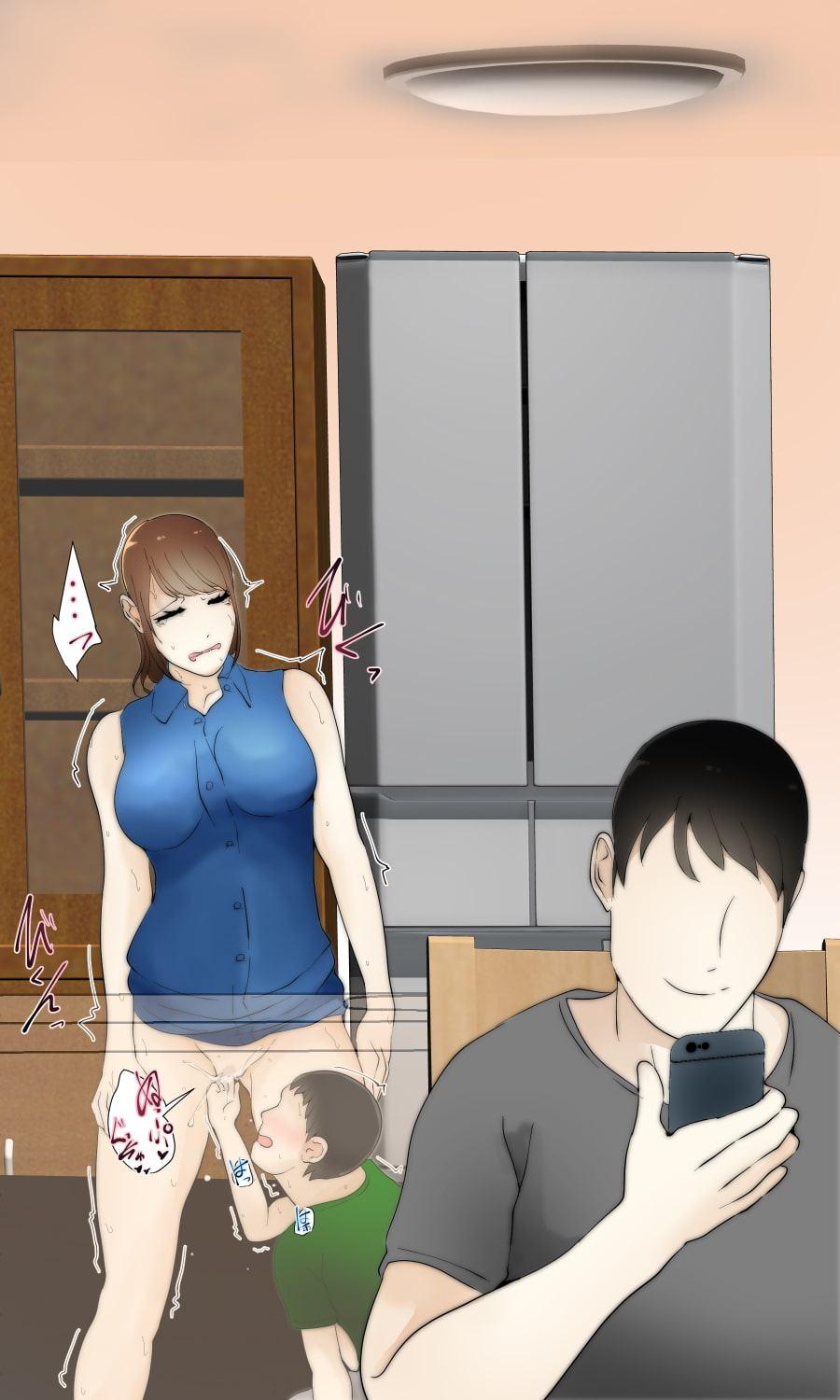 パパの近くで母子相姦 キッチン編