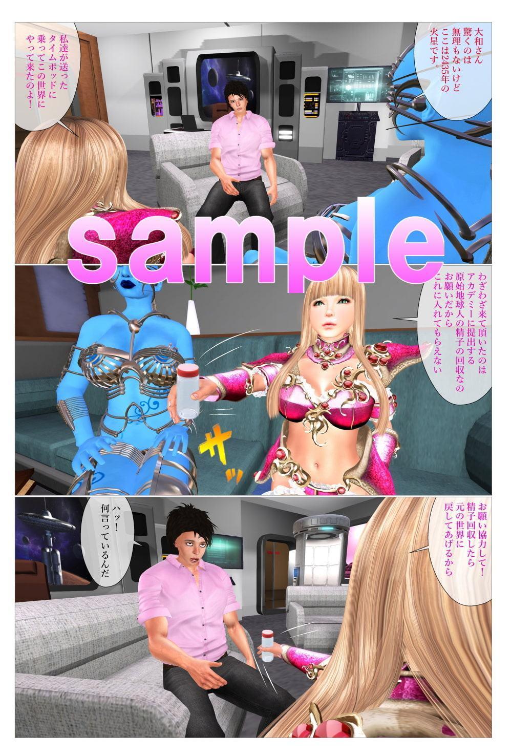 タイムマシーンに乗って未来人の女性とセックスした!