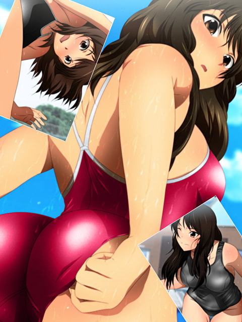 スクミズ的カノジョSP スク水クイコミ直し+プールと女子とスクール水着