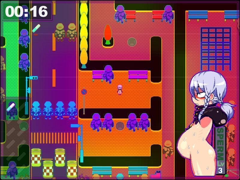 変態黒頭巾 in the Nightpark