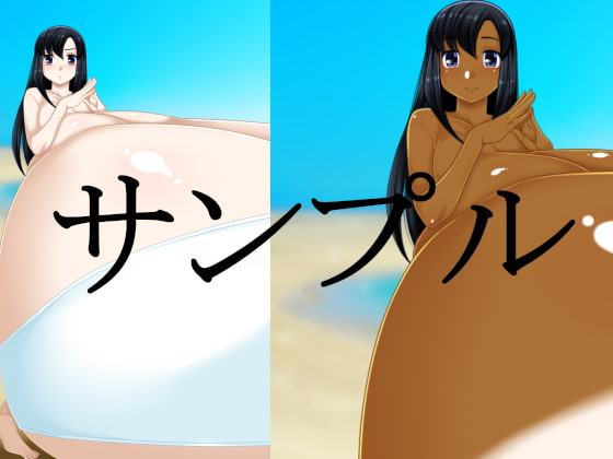 黒髪ロング娘の爆乳超乳ミニCG集