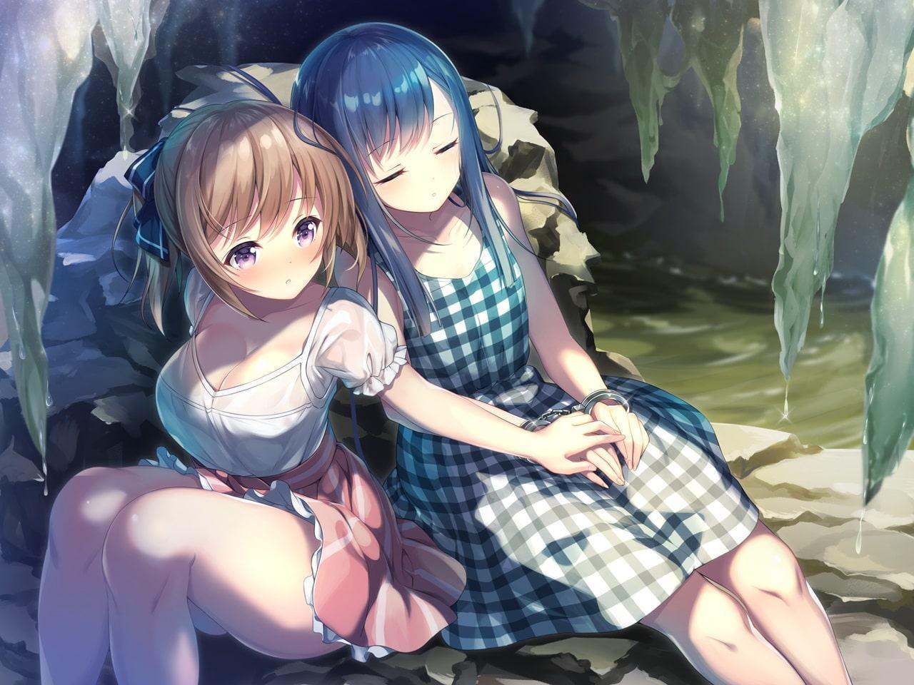 ノンケの幼馴染 誘拐作戦 ~鍾乳洞で百合エッチ~