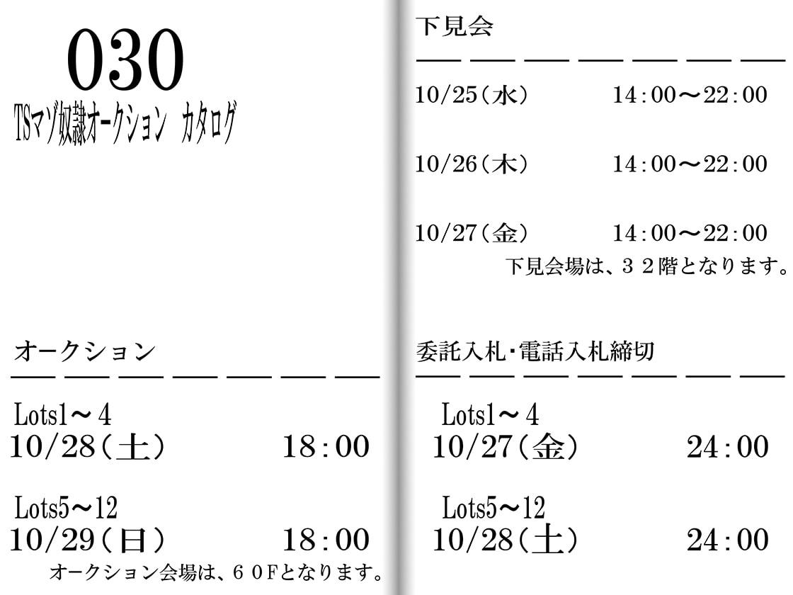 TSマゾ奴隷オークション カタログ