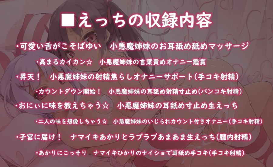 【ハイレゾ×KU100】小悪魔姉妹のいたずら～二人の妹に両耳をえっちに虐められちゃう～