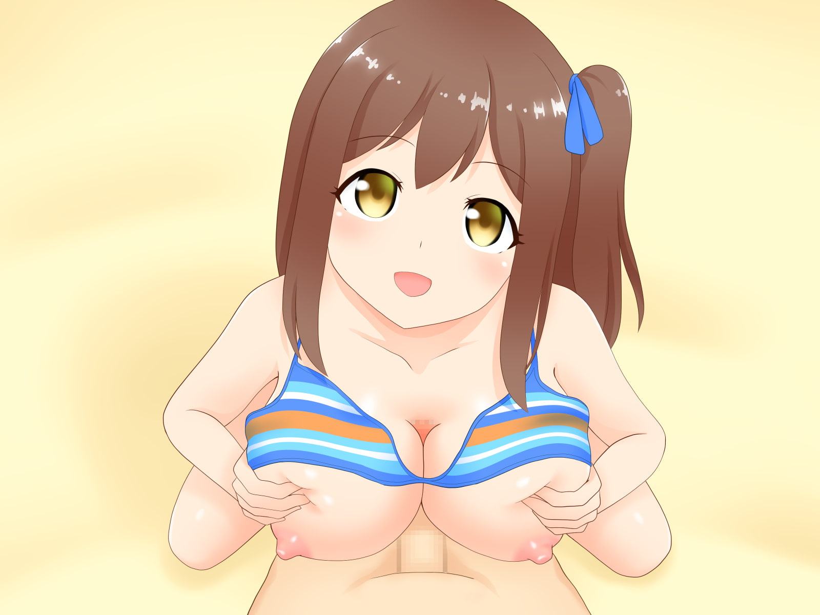 海で水着で初エッチ!