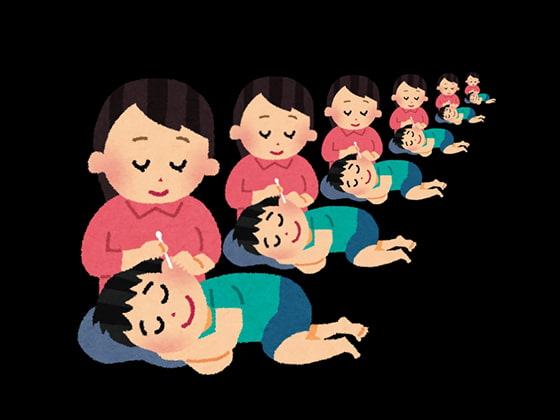 【声なし】8種類の奥行き耳かき / シリコン耳