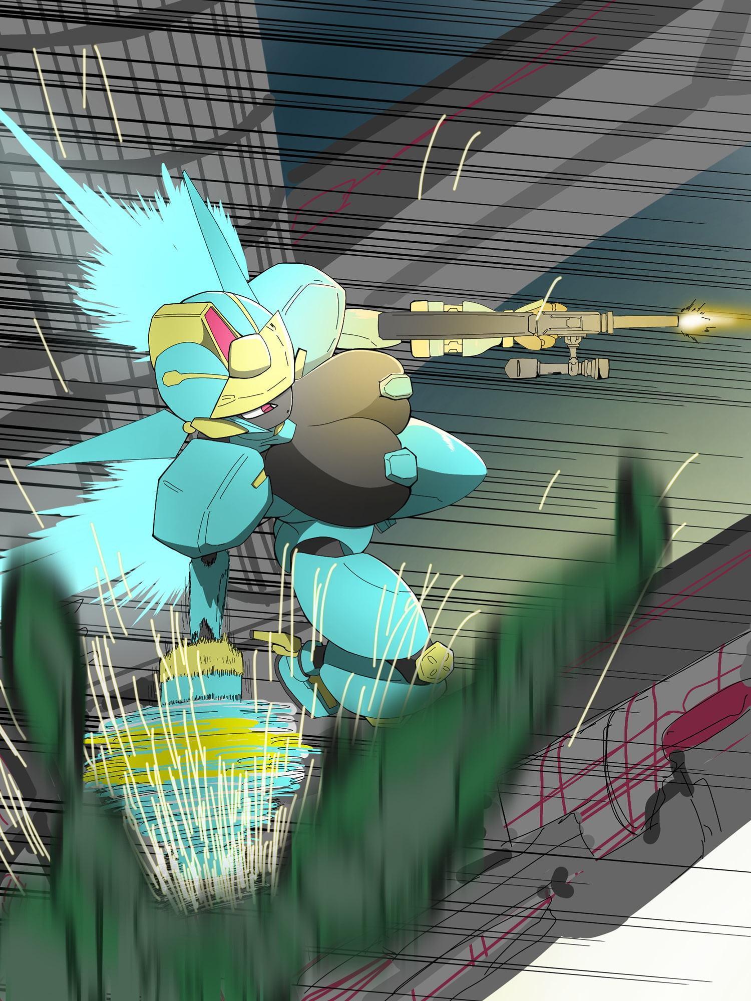 コンバットロボ『アスタ』を捕らえて極限陵辱