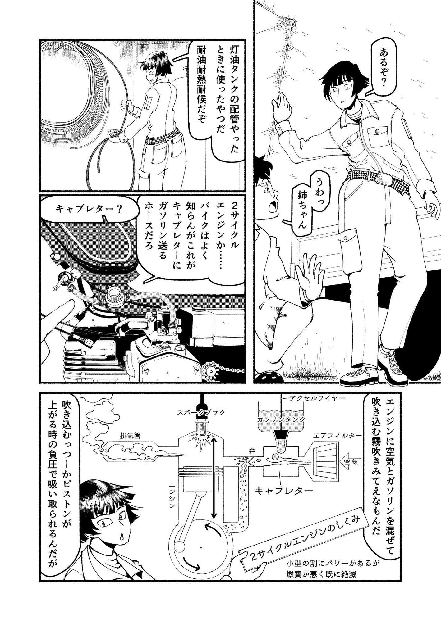 モペットを直す男2