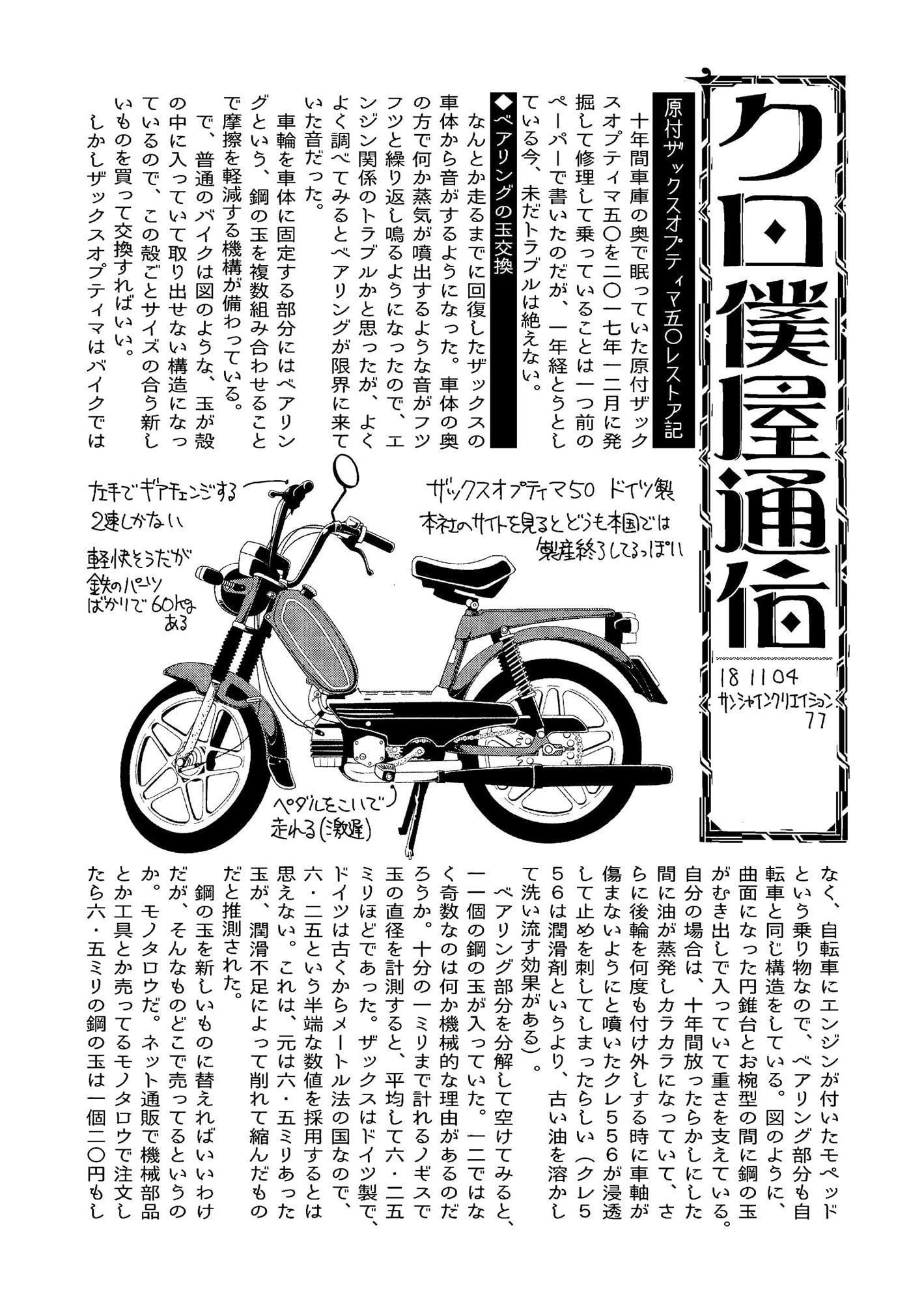 モペットを直す男2