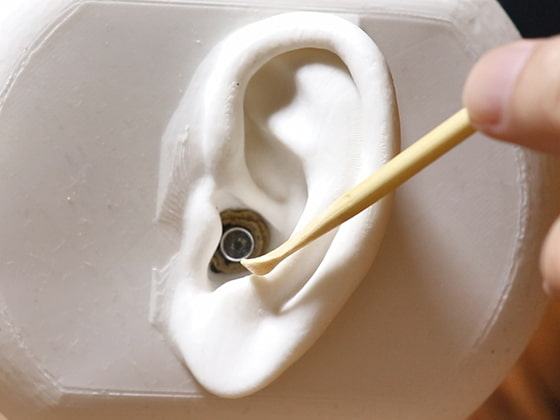 【声なし】竹製の耳かきでゆっくり耳かき #2