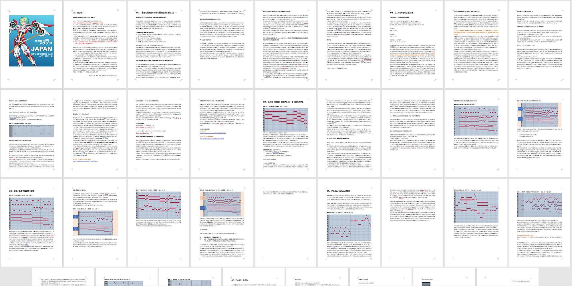 【淫語ボカロ/メタル】「JAPAN(全18曲)」付録「DTM講座part2/木下桜子著」「宗教団体真メグデス/ミニベストセレクション(全4曲)」