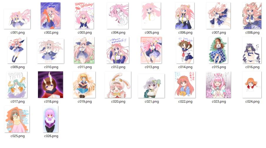 流彩館のお絵かきまとめ