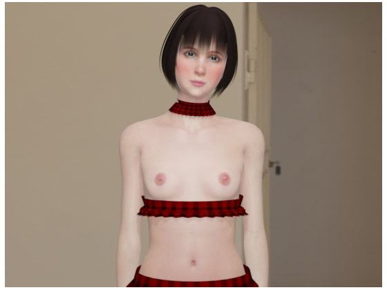 リアル男の娘 18歳 ユウ君 3DCG