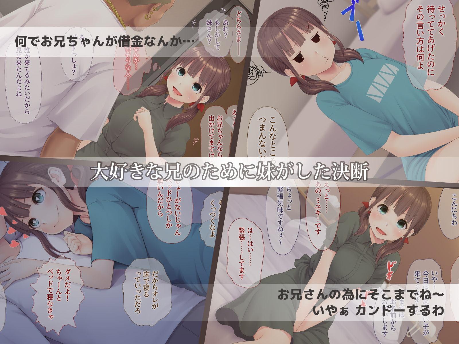 大好きなお兄ちゃんの為に出来ること ～借金肩代わり妹の個撮AVデビュー～