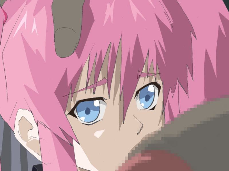 巨漢に敗北する斧使いさん