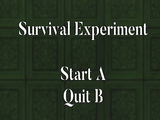 Survival Experiment