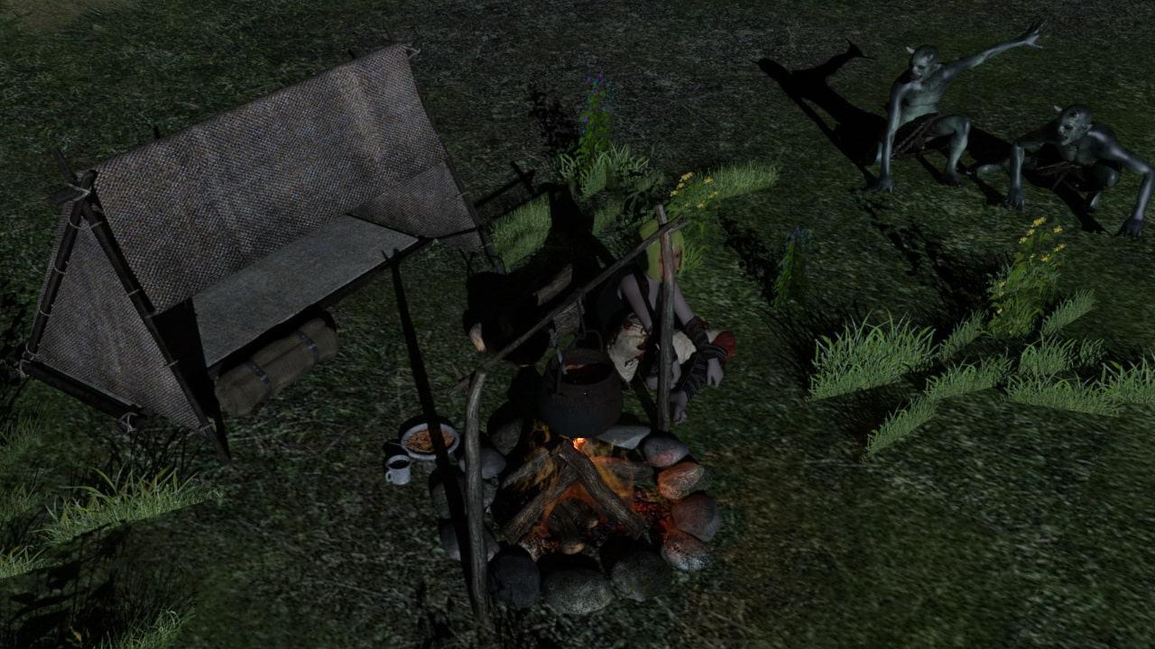 ファンタジー世界の小鬼戦闘-Hな戦場 女格闘家編-