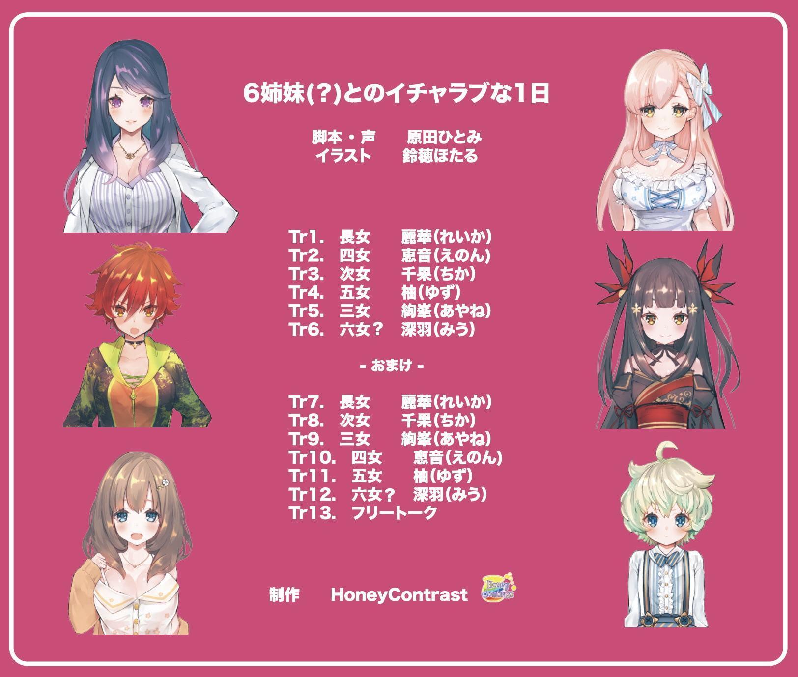 「６姉妹？とのイチャラブな１日」ハイレゾ音質版＆「爆乳学園 チチをもげ！」同梱パック