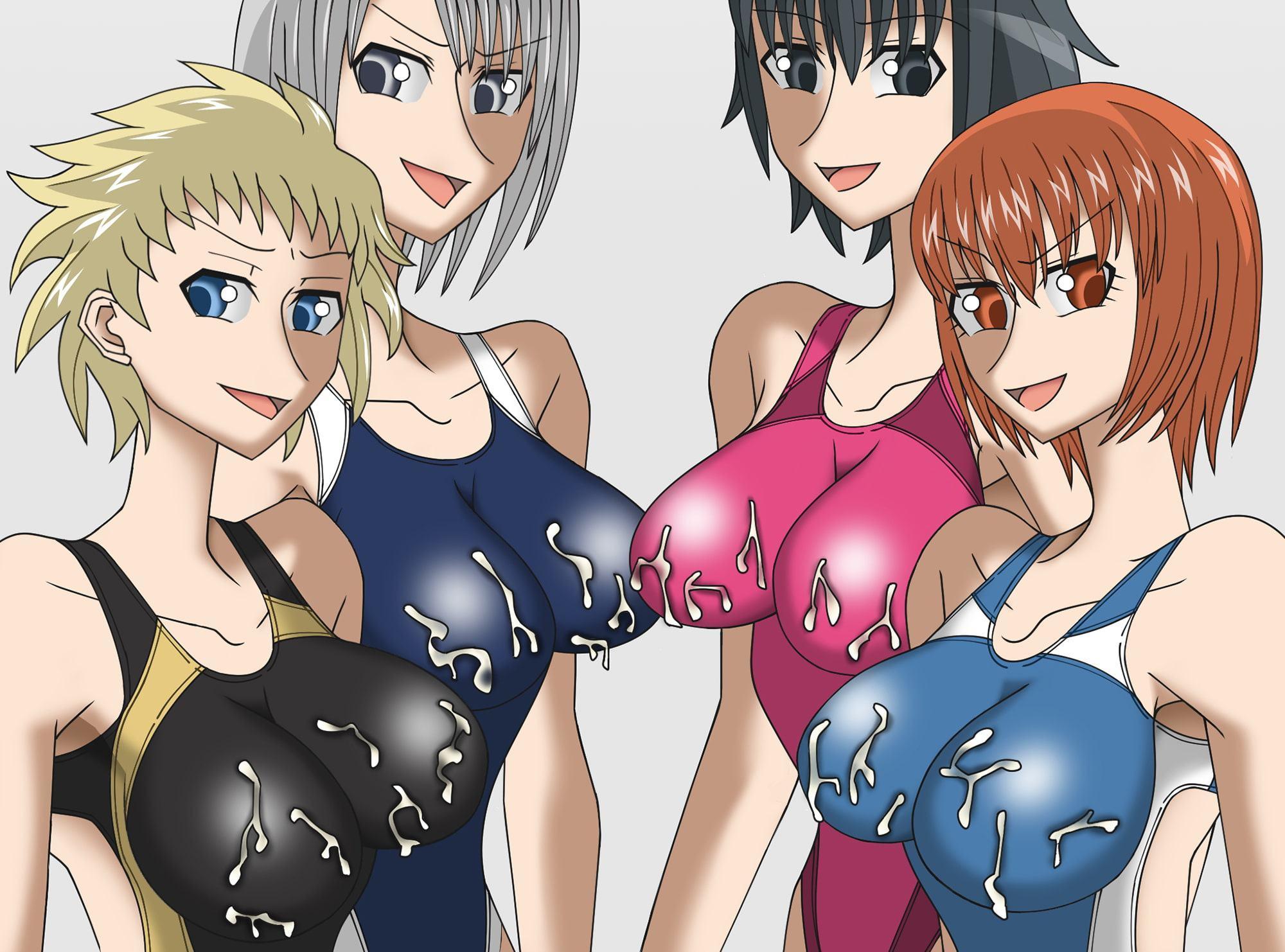 助けて!競泳水着のお姉さんにドMなのがバレてエッチなことを強要されています!