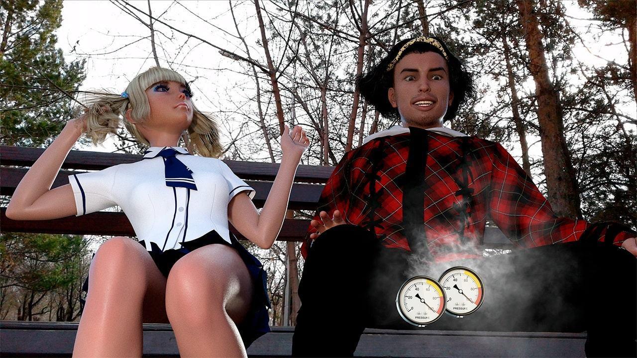 Little Squirrel in the Autumn Park【英語版】